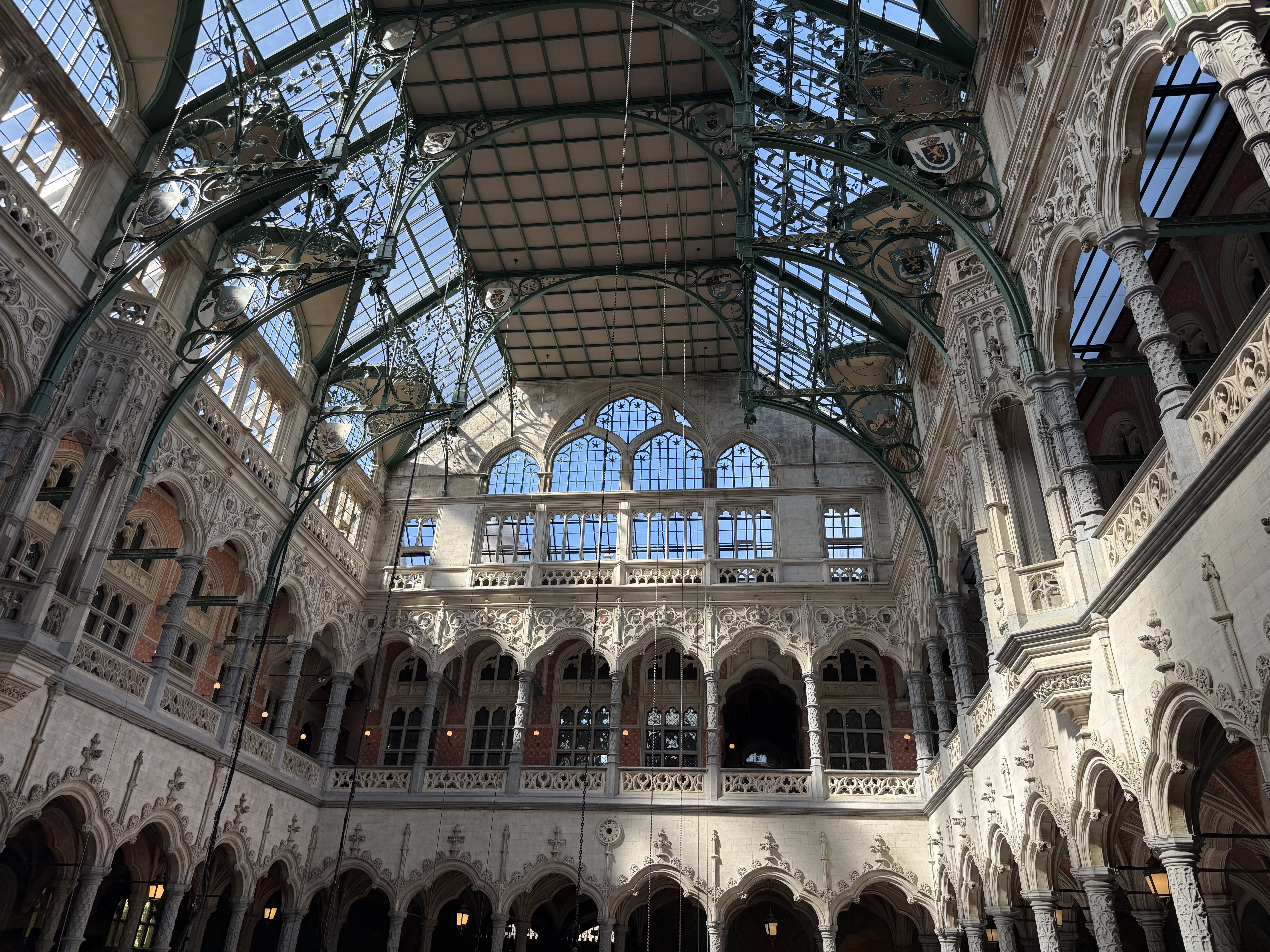 安特卫普交易所的铸铁玻璃穹顶