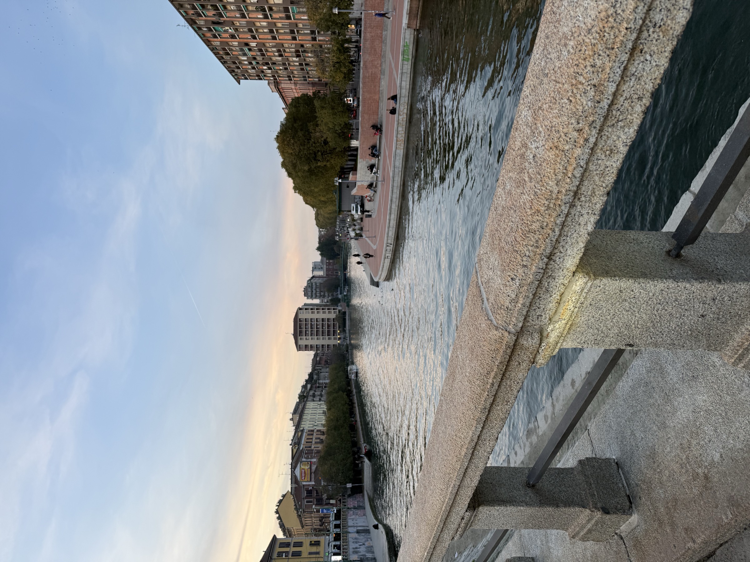 Naviglio Grande 运河黄昏